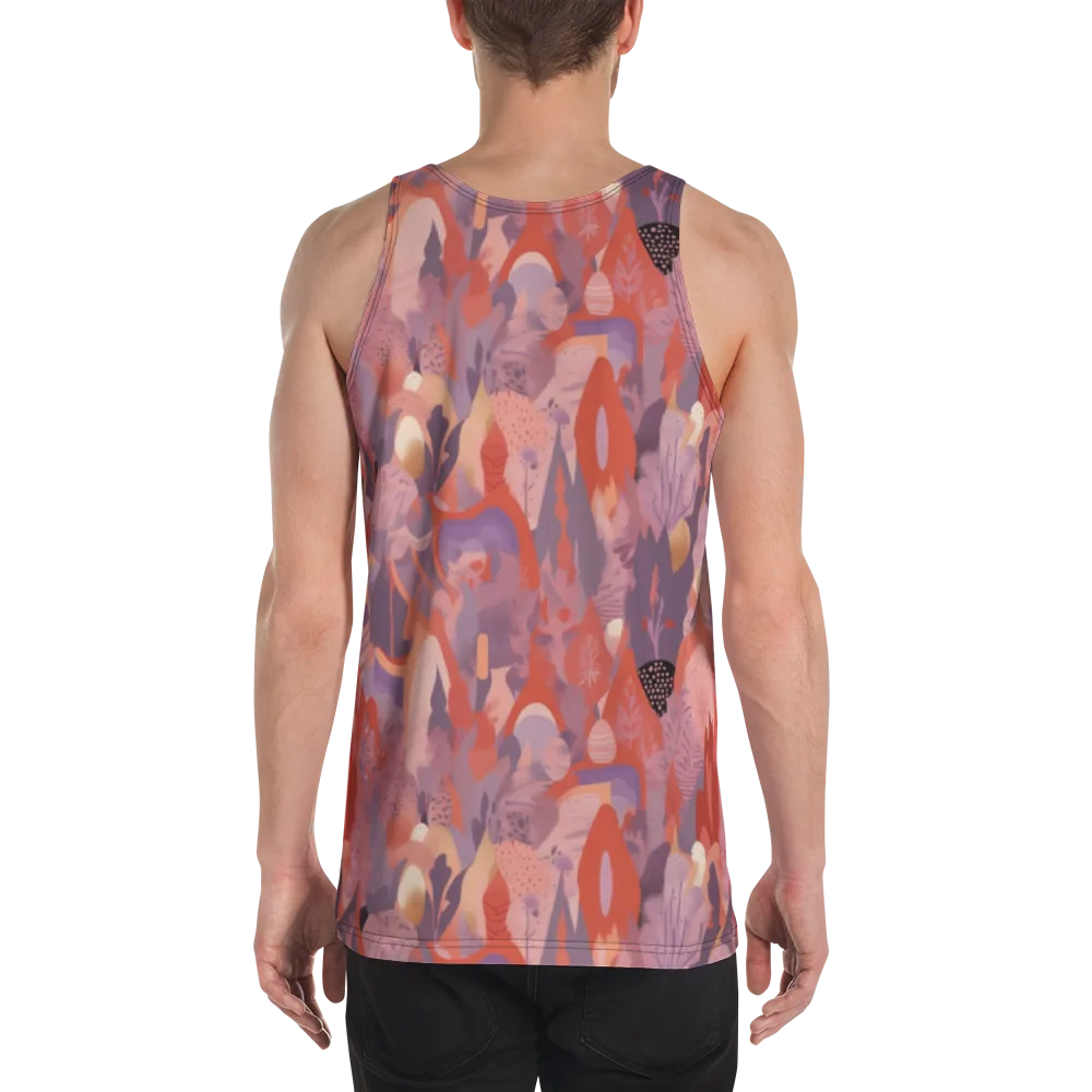 Lavender Current on Men's Tank Top — Back