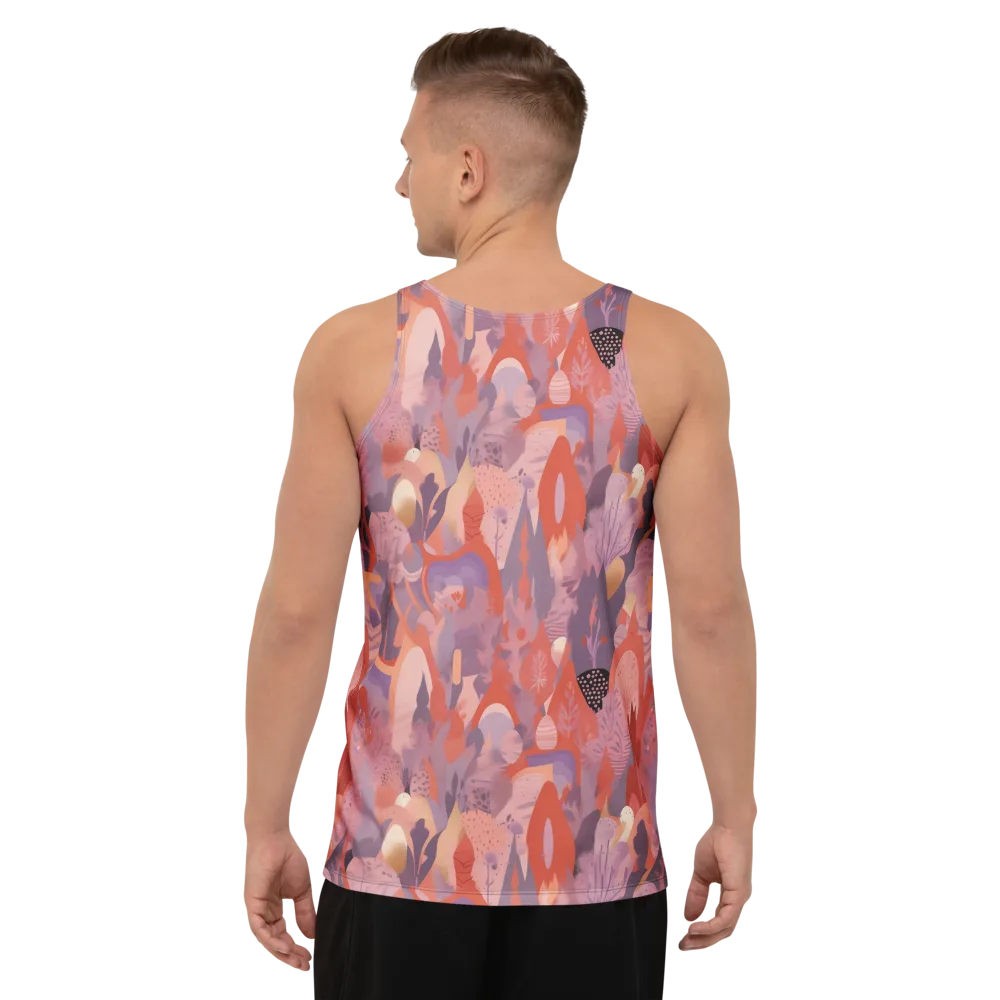 Lavender Current on Men's Tank Top — Back