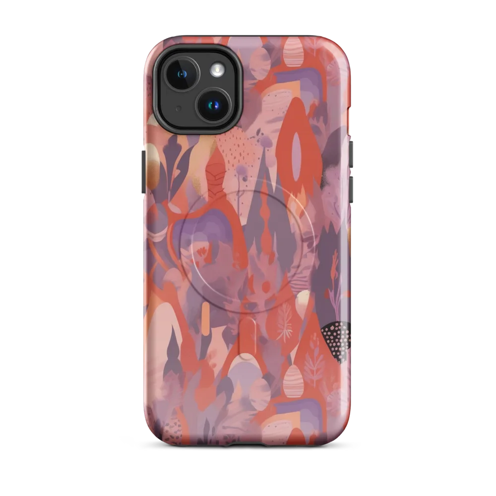 Lavender Current on MagSafe Tough Case for iPhone® — Front