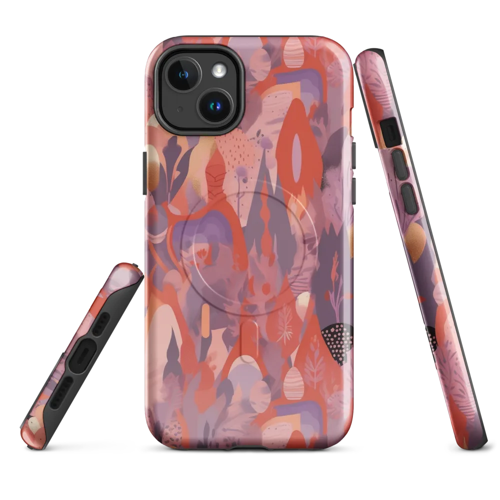 Lavender Current on MagSafe Tough Case for iPhone® — Front