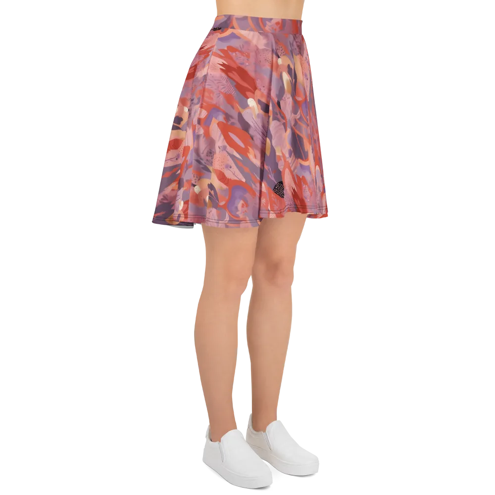 Lavender Current on Skater Skirt — Right