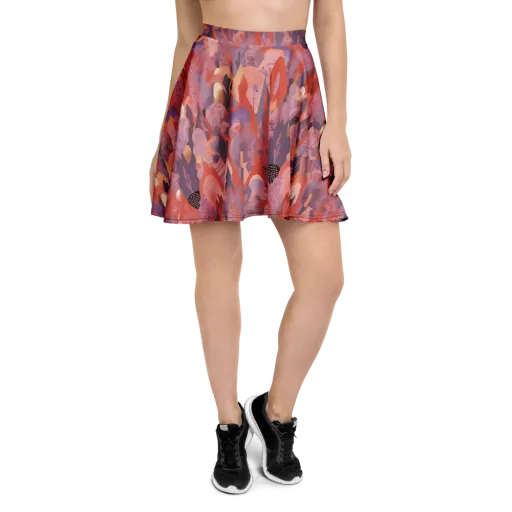Lavender Current on a Skater Skirt