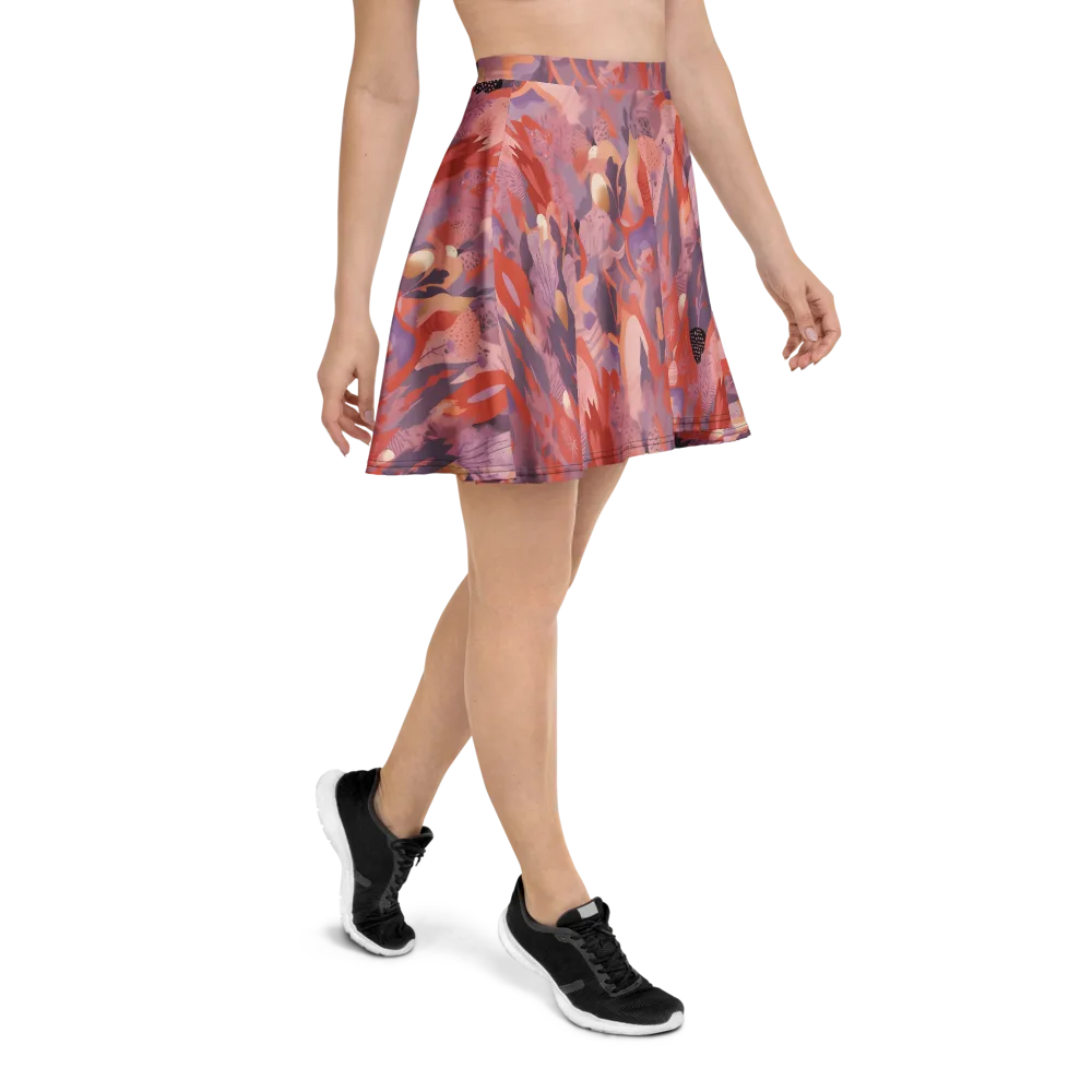 Lavender Current on Skater Skirt — Right