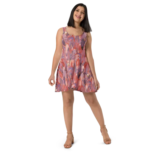 Lavender Current on a Skater Dress