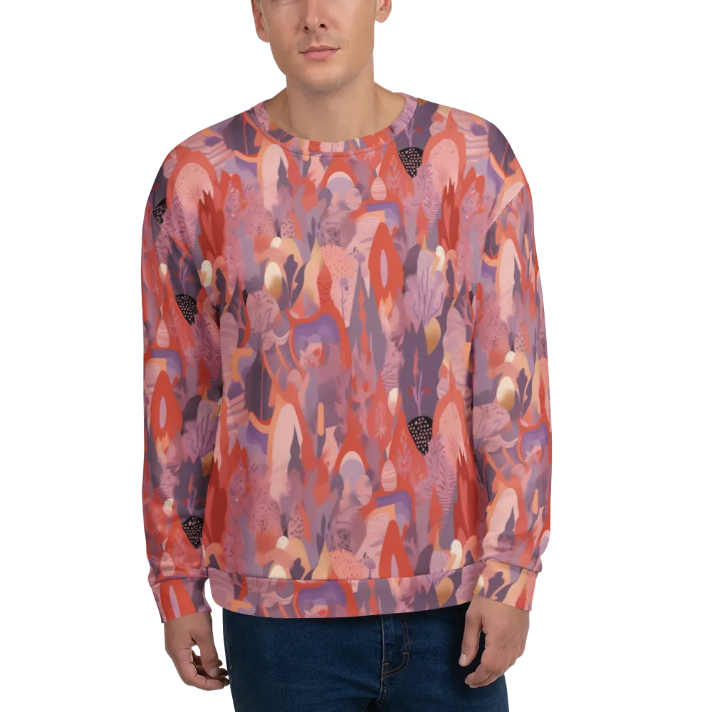 Lavender Current on Sweatshirt — Front