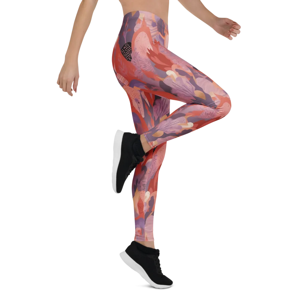 Lavender Current on Leggings — Right