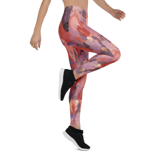 Lavender Current on a Leggings