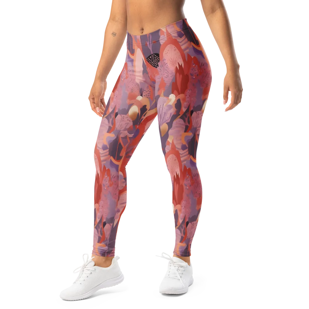 Lavender Current on Leggings — Left Front