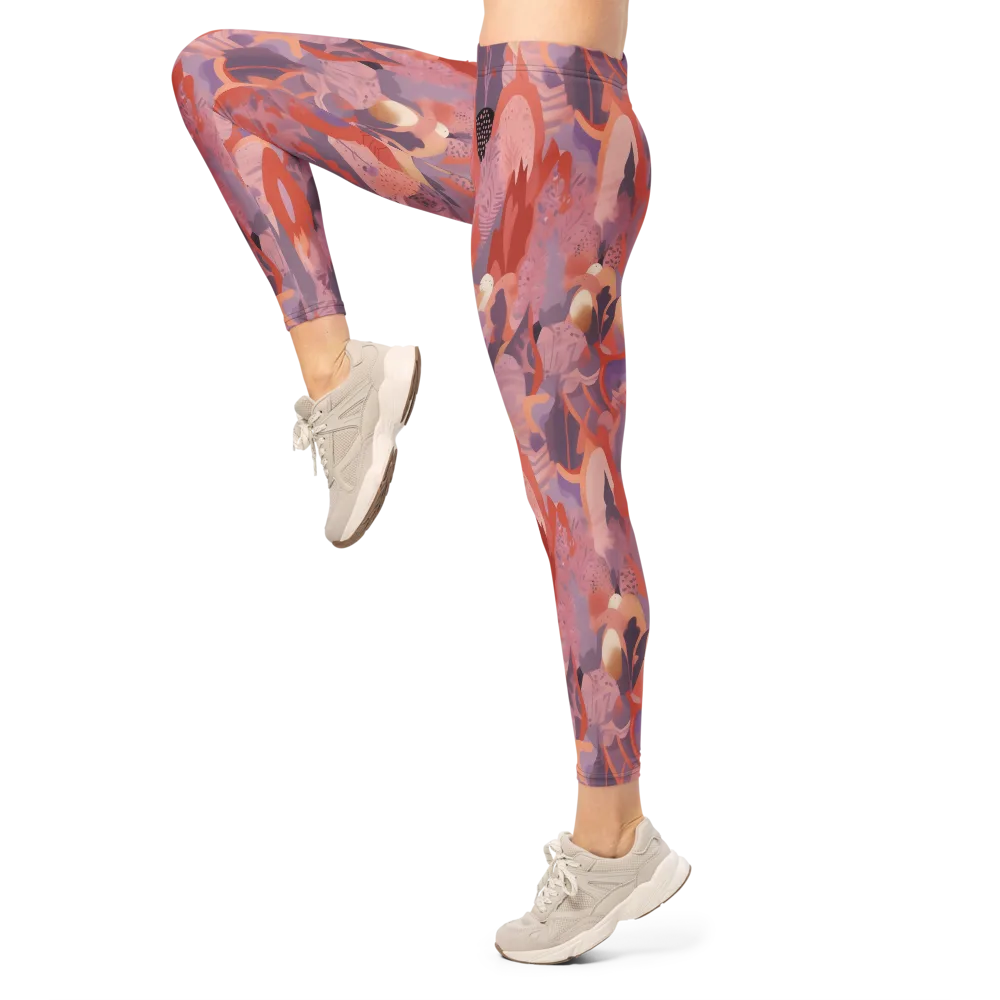 Lavender Current on Leggings — Left