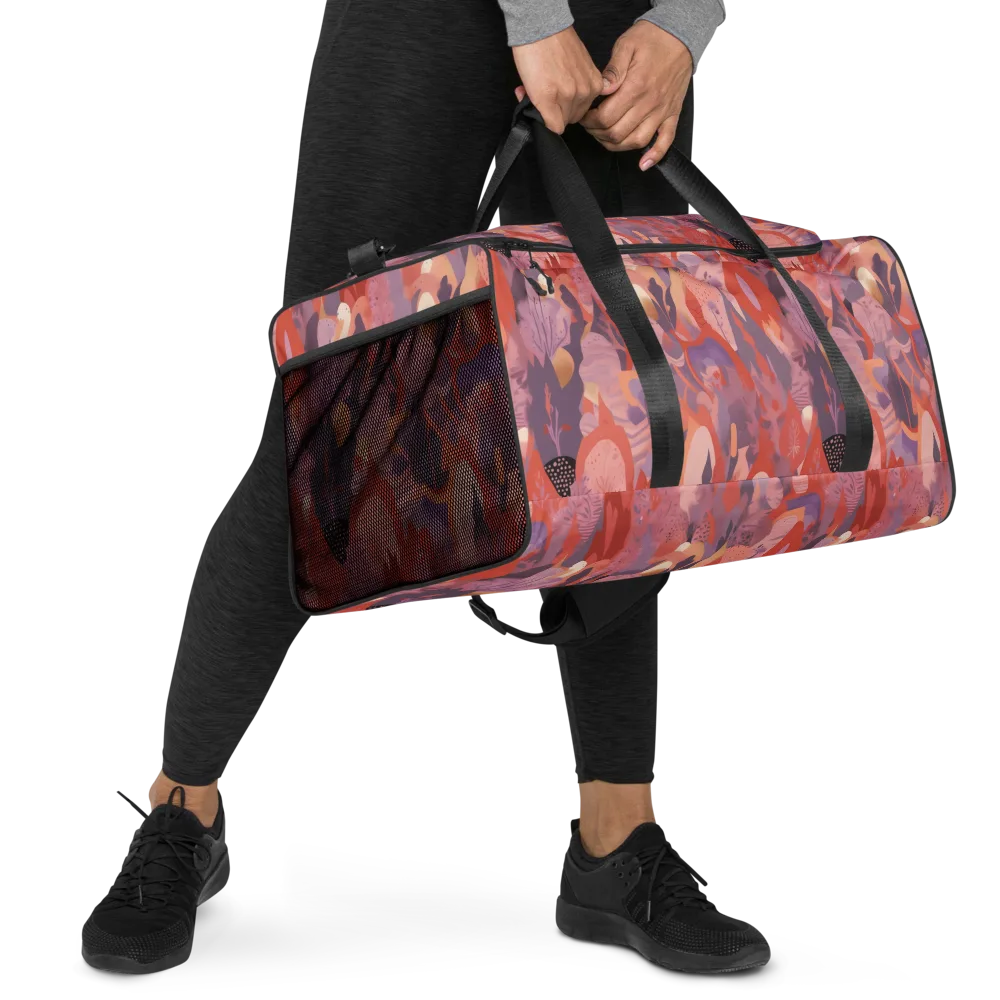 Lavender Current on Duffle Bag — Right Front