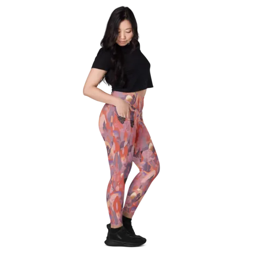 Lavender Current on a Leggings with Pockets