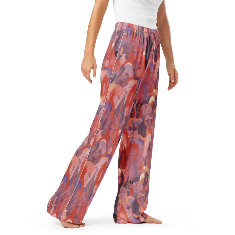 Lavender Current on Women's Pajama Pants — Right Front