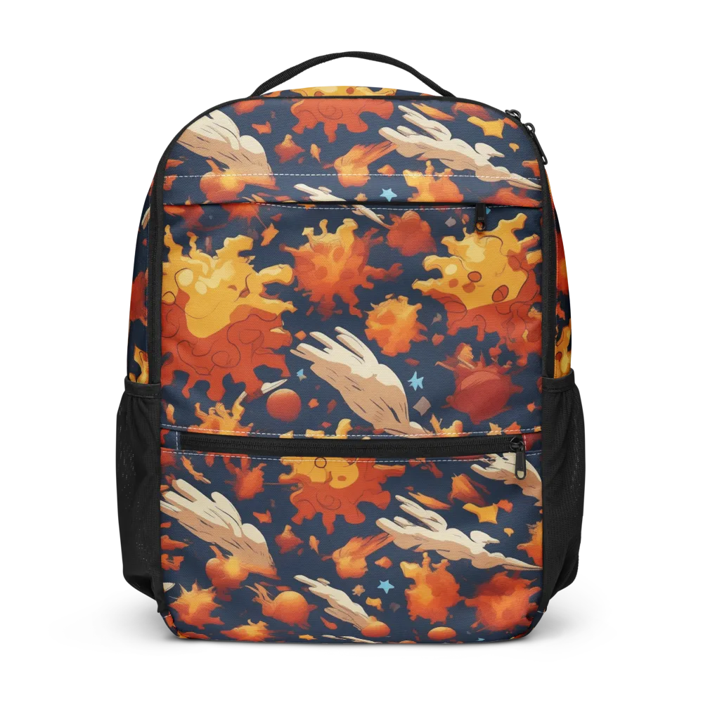Solar Flock on Utility Backpack — Front