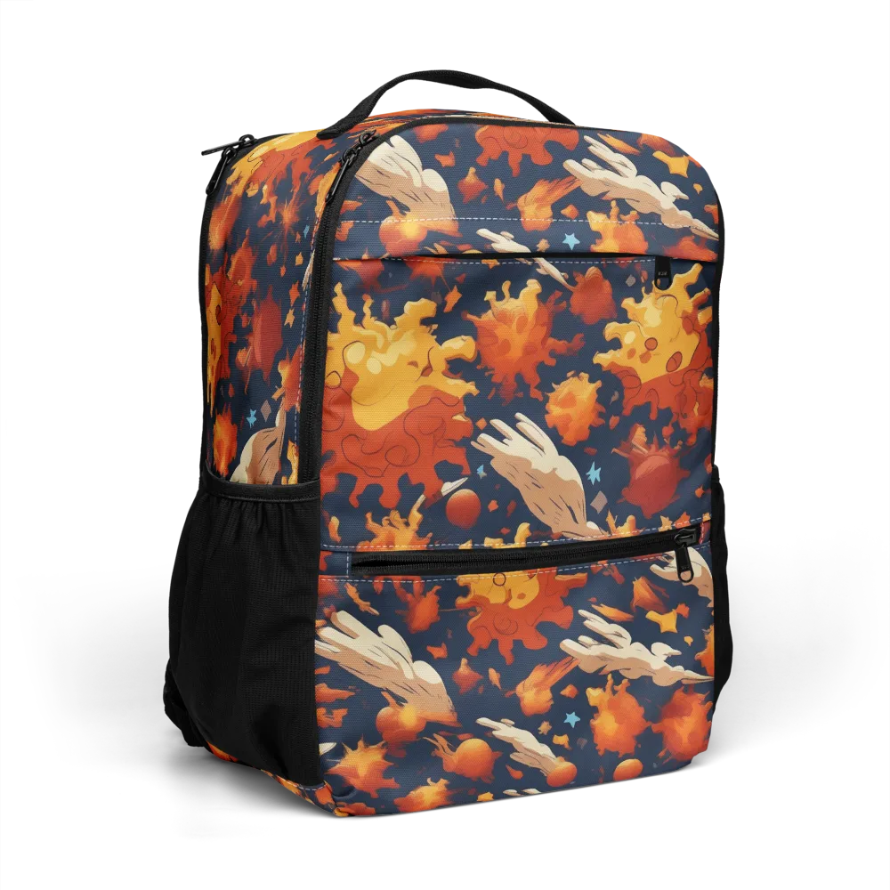 Solar Flock on Utility Backpack — Right Front