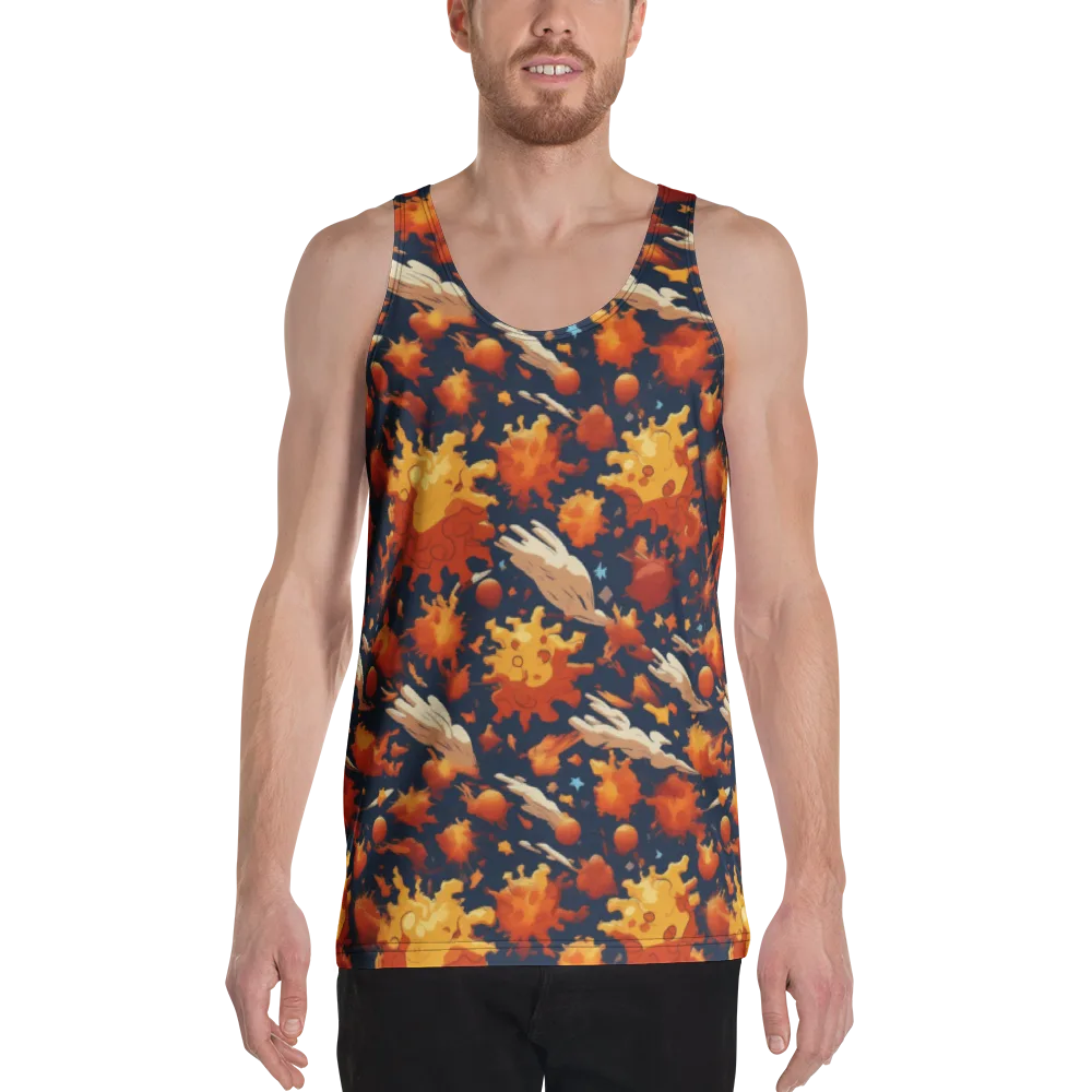 Solar Flock on Men's Tank Top — Front