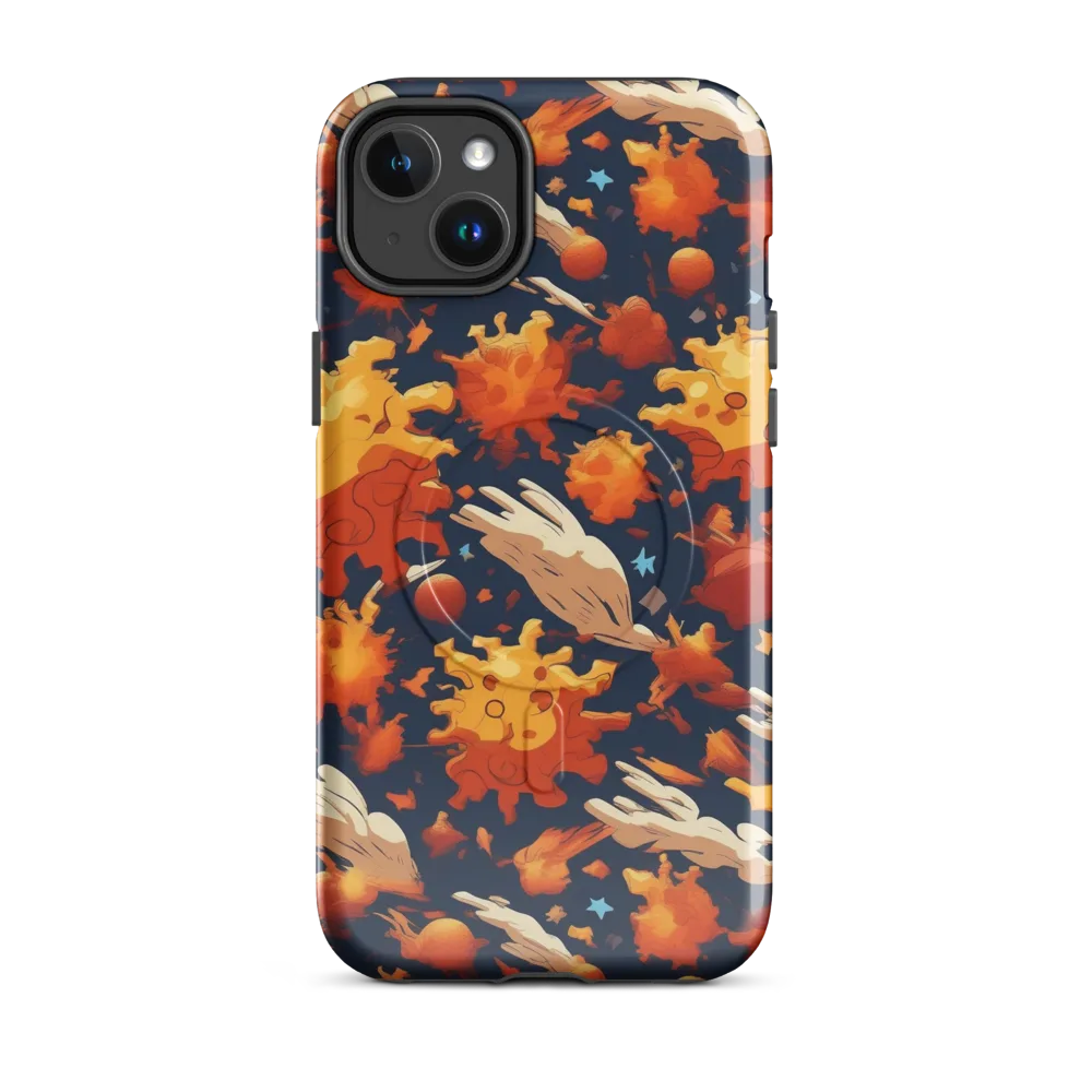 Solar Flock on MagSafe Tough Case for iPhone® — Front
