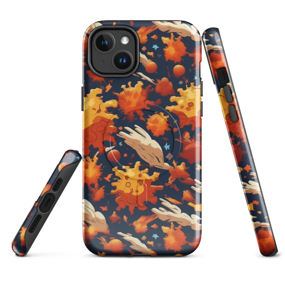 Solar Flock on MagSafe Tough Case for iPhone® — Front