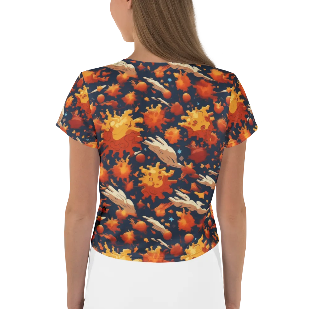 Solar Flock on Crop Tee — Back