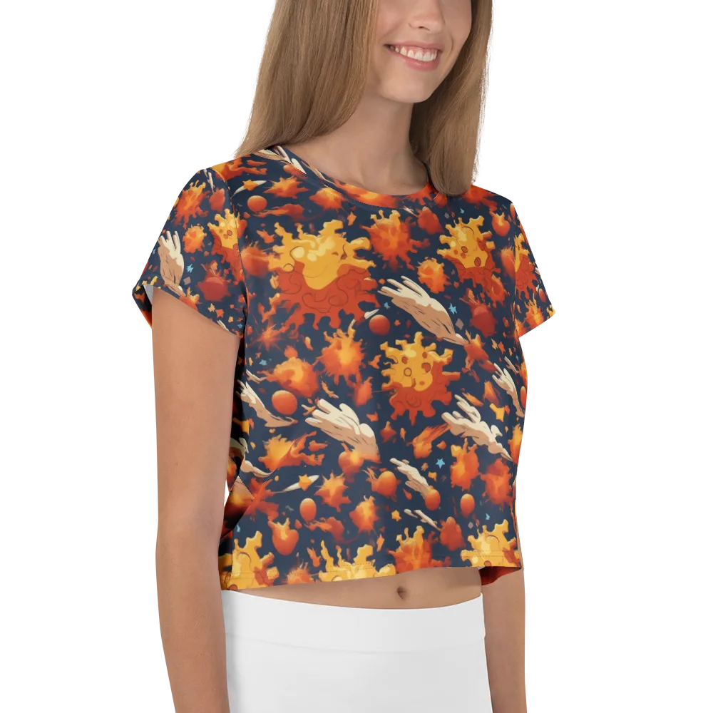 Solar Flock on Crop Tee — Right