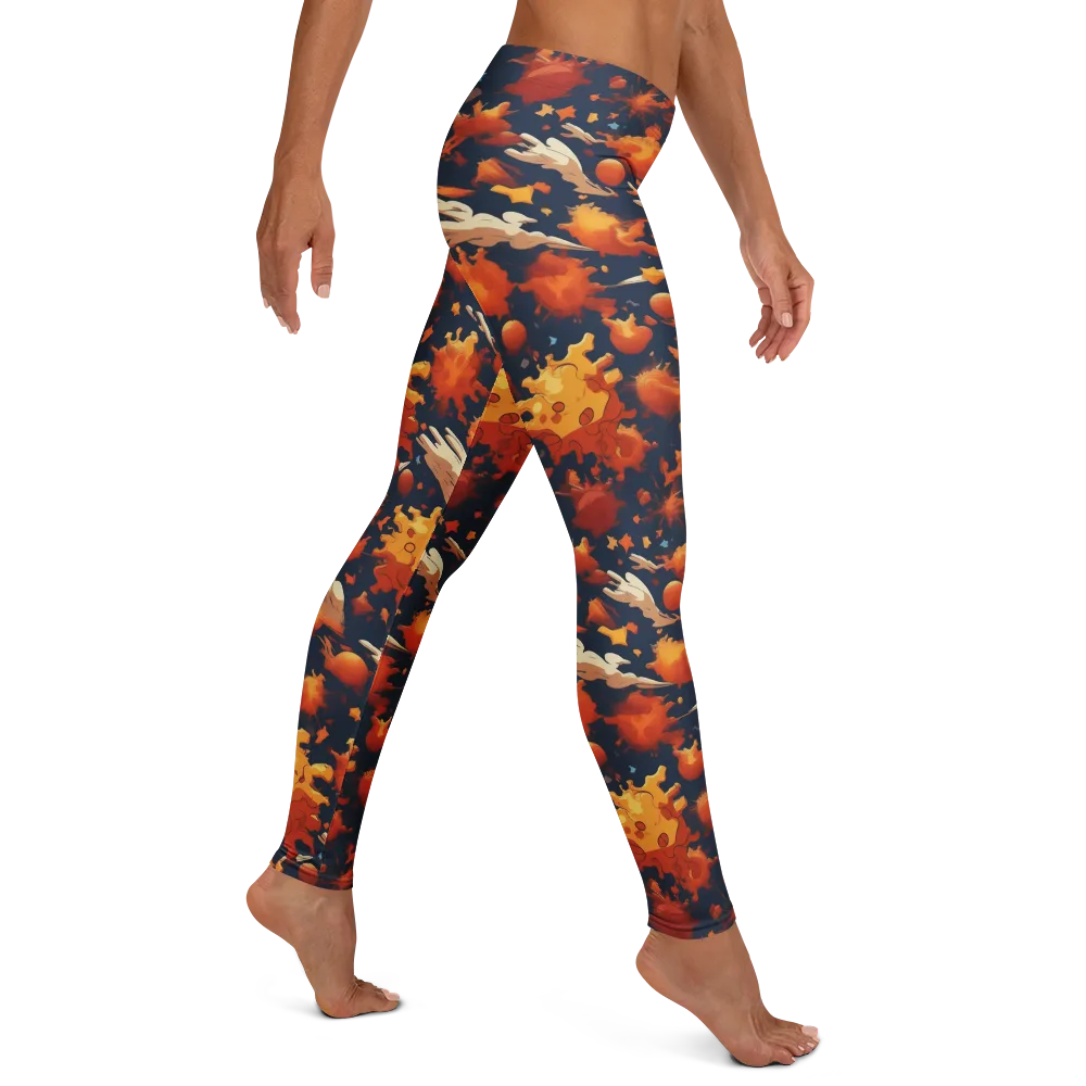 Solar Flock on Leggings — Right