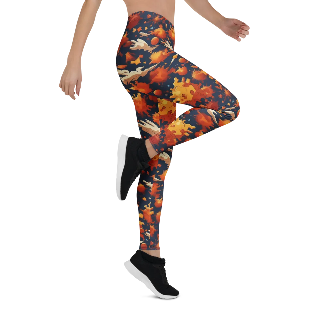 Solar Flock on Leggings — Right