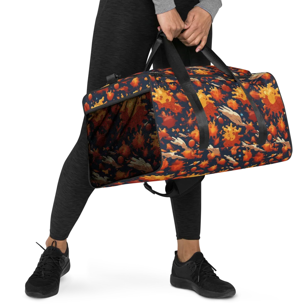 Solar Flock on Duffle Bag — Right Front