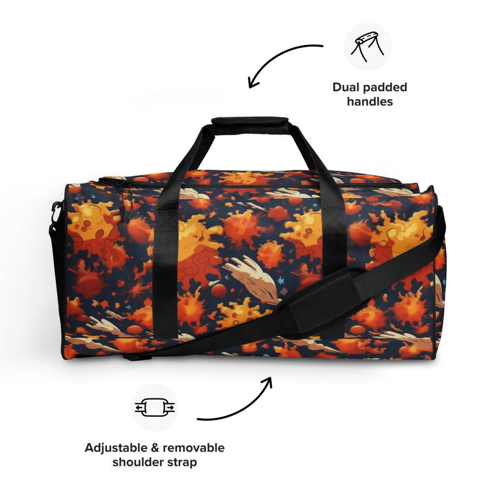 Solar Flock on Duffle Bag — Front