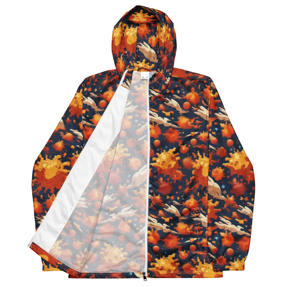 Solar Flock on Men's Windbreaker — Front
