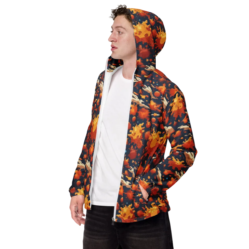 Solar Flock on Men's Windbreaker — Left Front