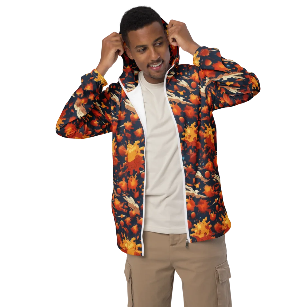 Solar Flock on Men's Windbreaker — Front