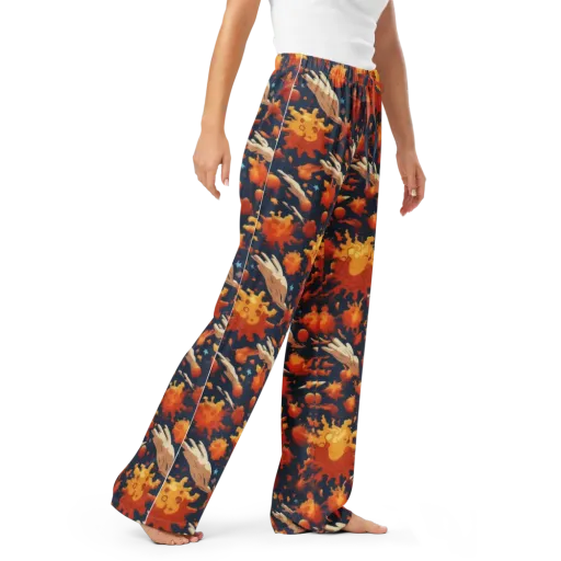 Solar Flock on a Women's Pajama Pants
