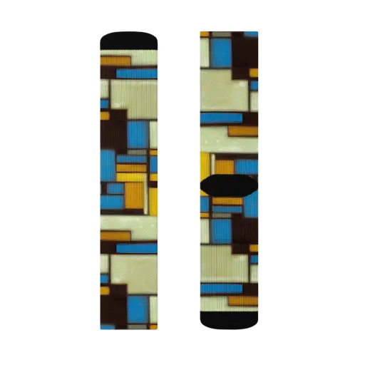 Midnight Grid on a Socks