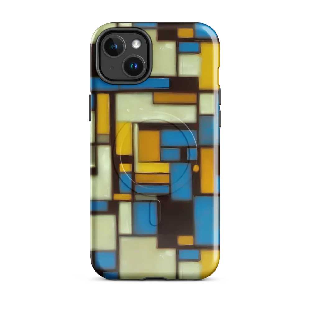 Midnight Grid on MagSafe Tough Case for iPhone® — Front