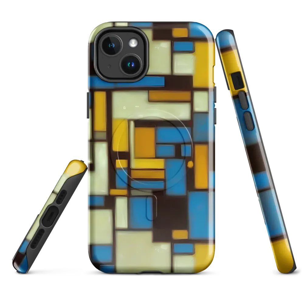Midnight Grid on MagSafe Tough Case for iPhone® — Front