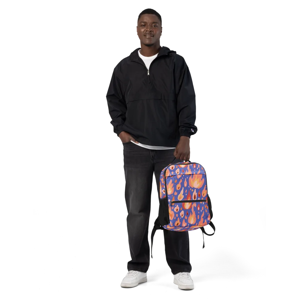 Kindled Bloom on Utility Backpack — Front