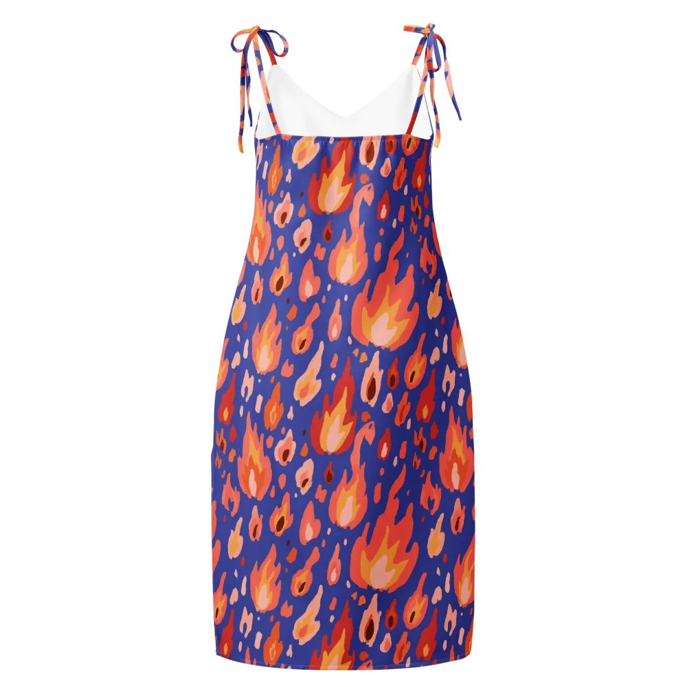 Kindled Bloom on Slip Dress — Back
