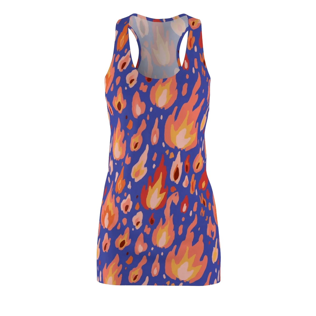 Kindled Bloom on Racerback Dress — Front