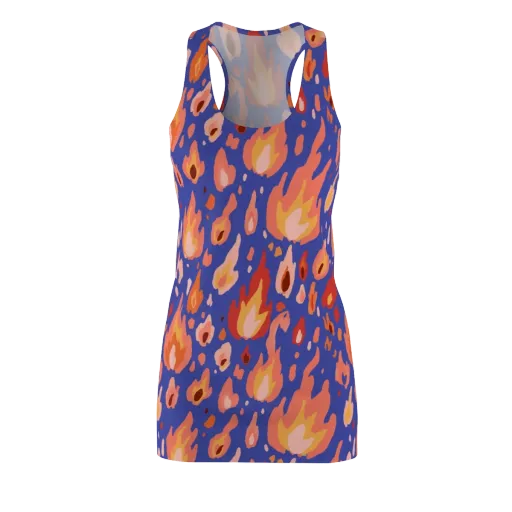 Kindled Bloom on a Racerback Dress
