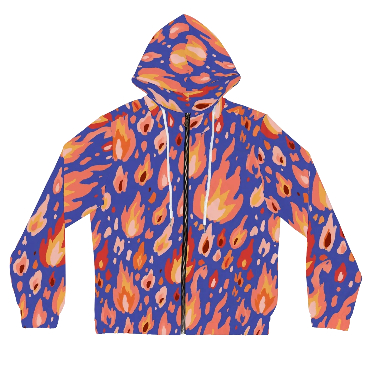 Kindled Bloom on Women's Full-Zip Hoodie — Front