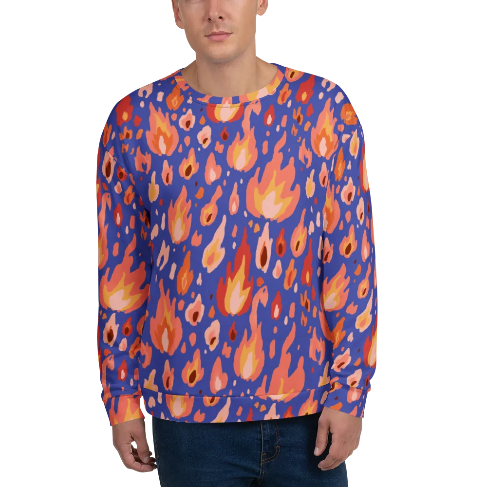 Kindled Bloom on Sweatshirt — Front