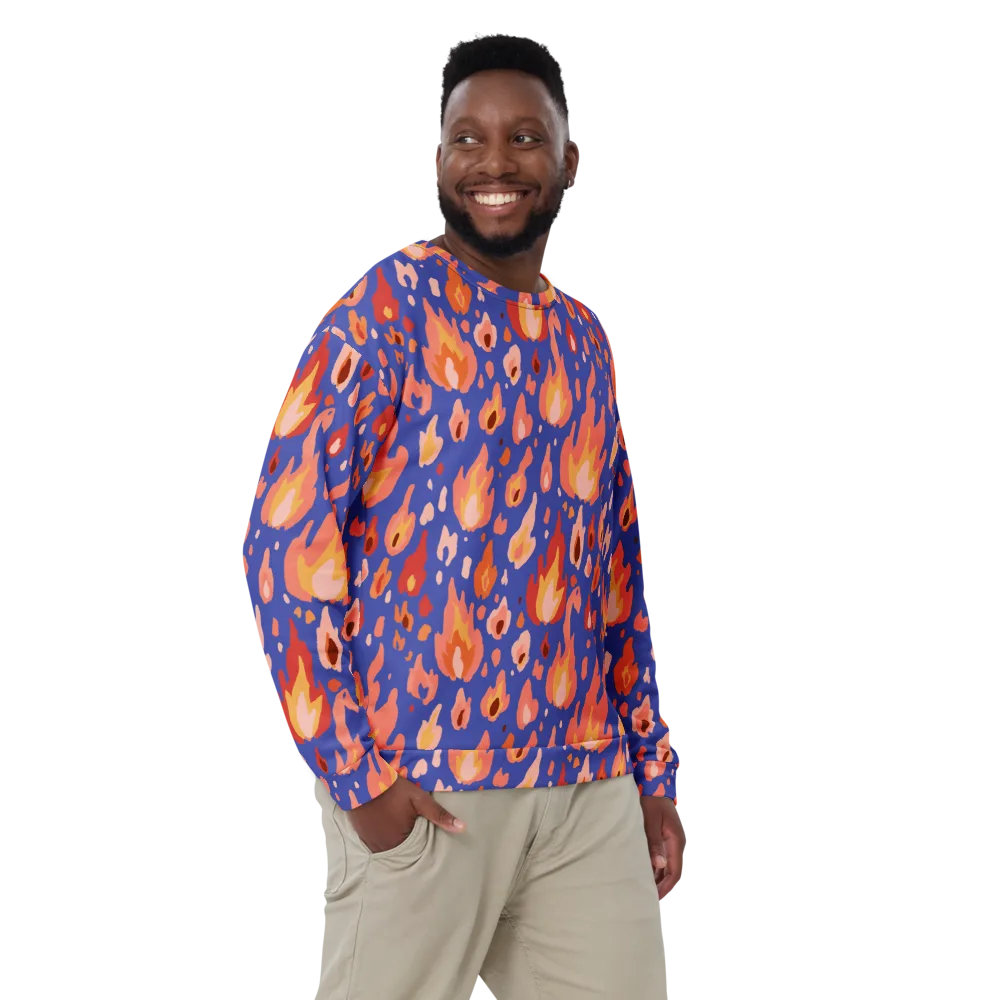 Kindled Bloom on Sweatshirt — Front