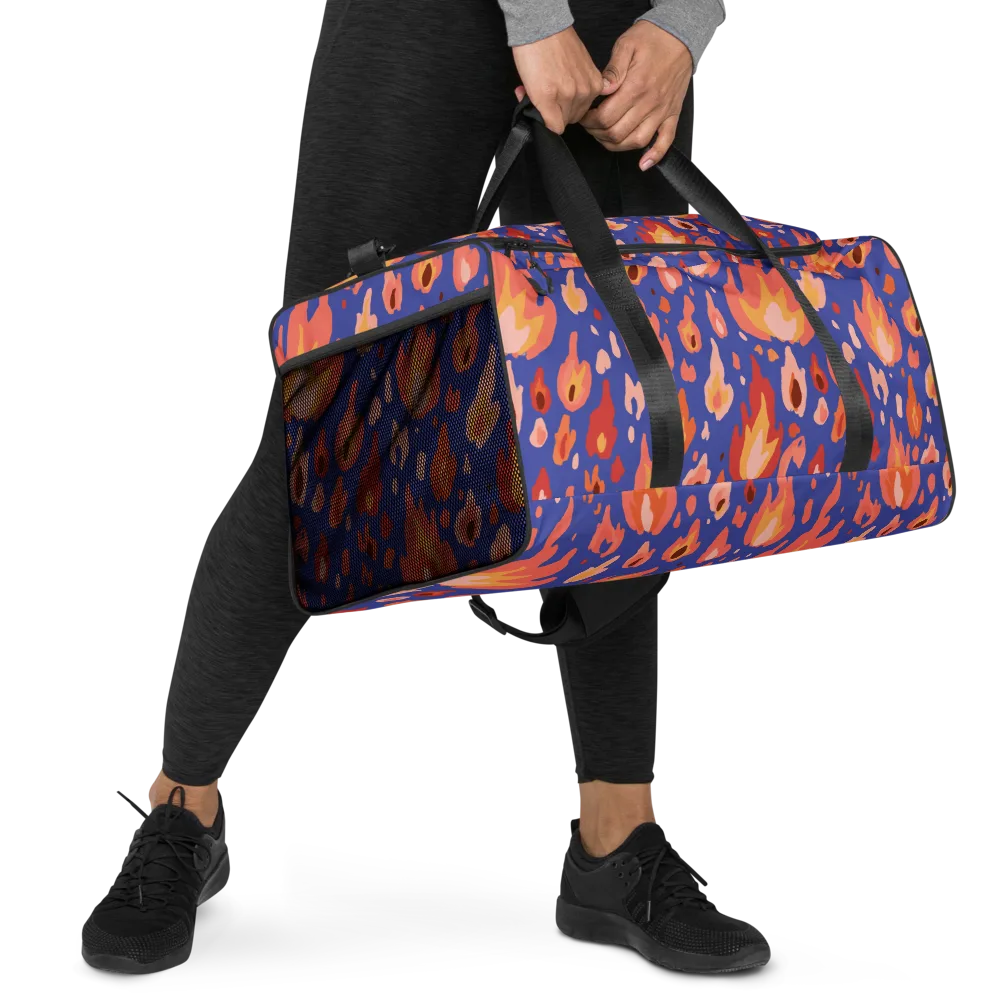 Kindled Bloom on Duffle Bag — Right Front