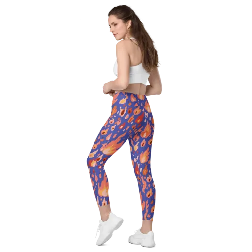 Kindled Bloom on a Leggings with Pockets