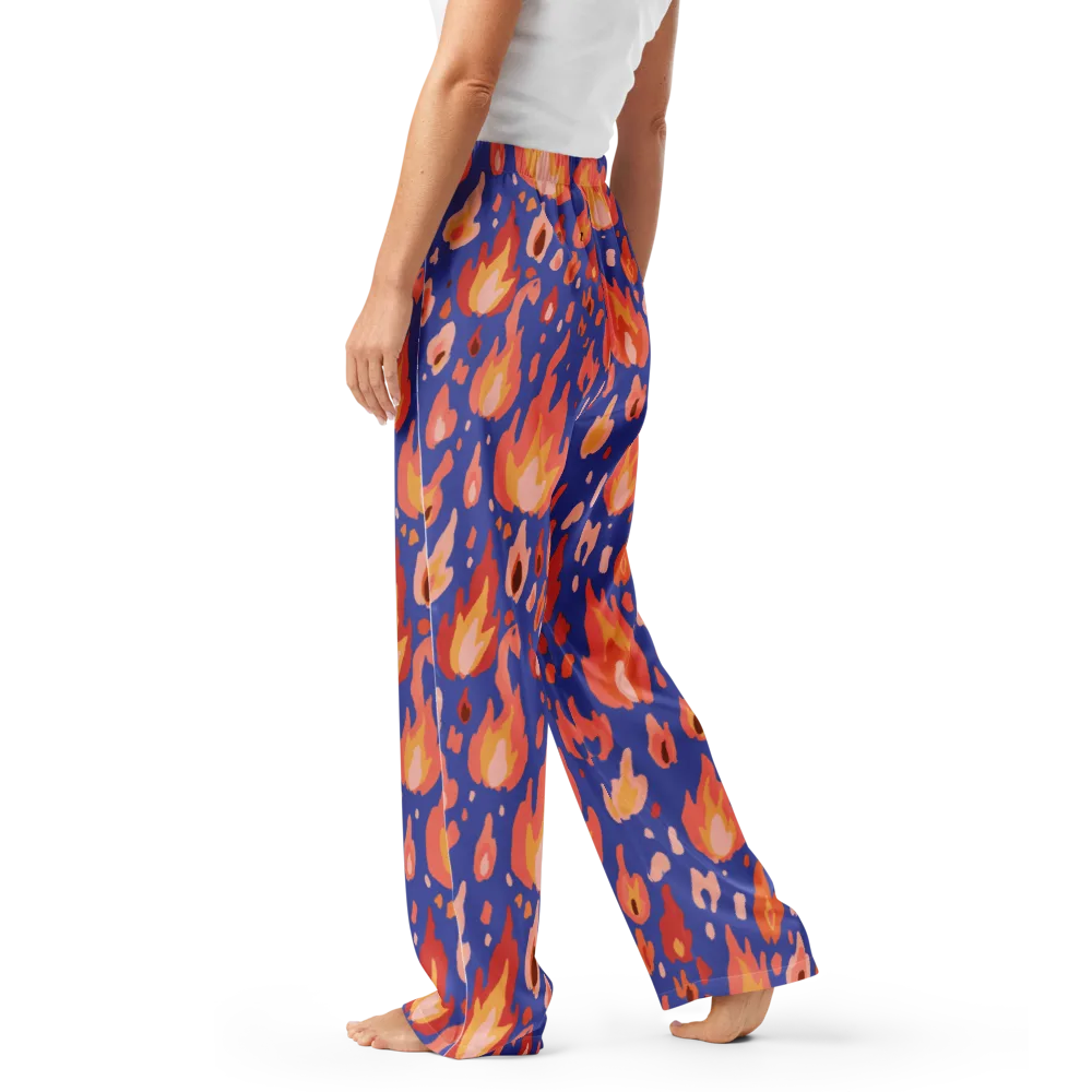 Kindled Bloom on Women's Pajama Pants — Left