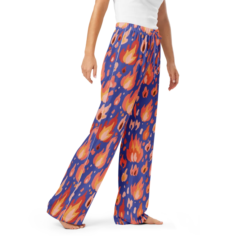 Kindled Bloom on Women's Pajama Pants — Right Front