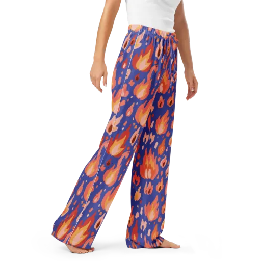 Kindled Bloom on a Women's Pajama Pants