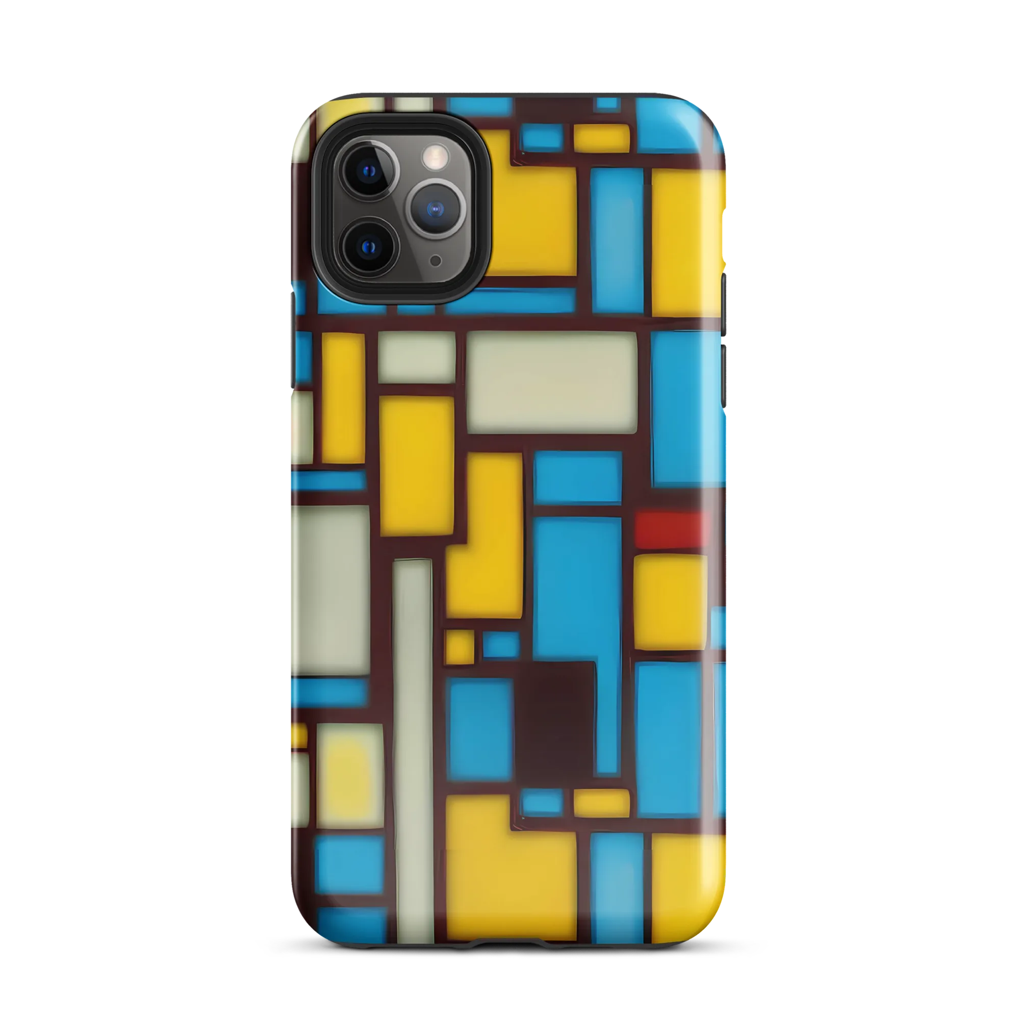 Burgundy Bauhaus on Tough Case for iPhone® — Front