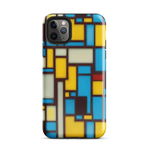 Burgundy Bauhaus on a Tough Case for iPhone®