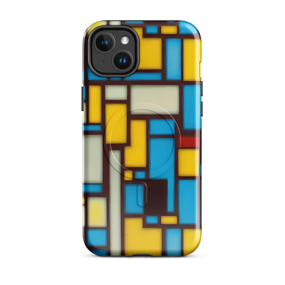 Burgundy Bauhaus on MagSafe Tough Case for iPhone® — Front