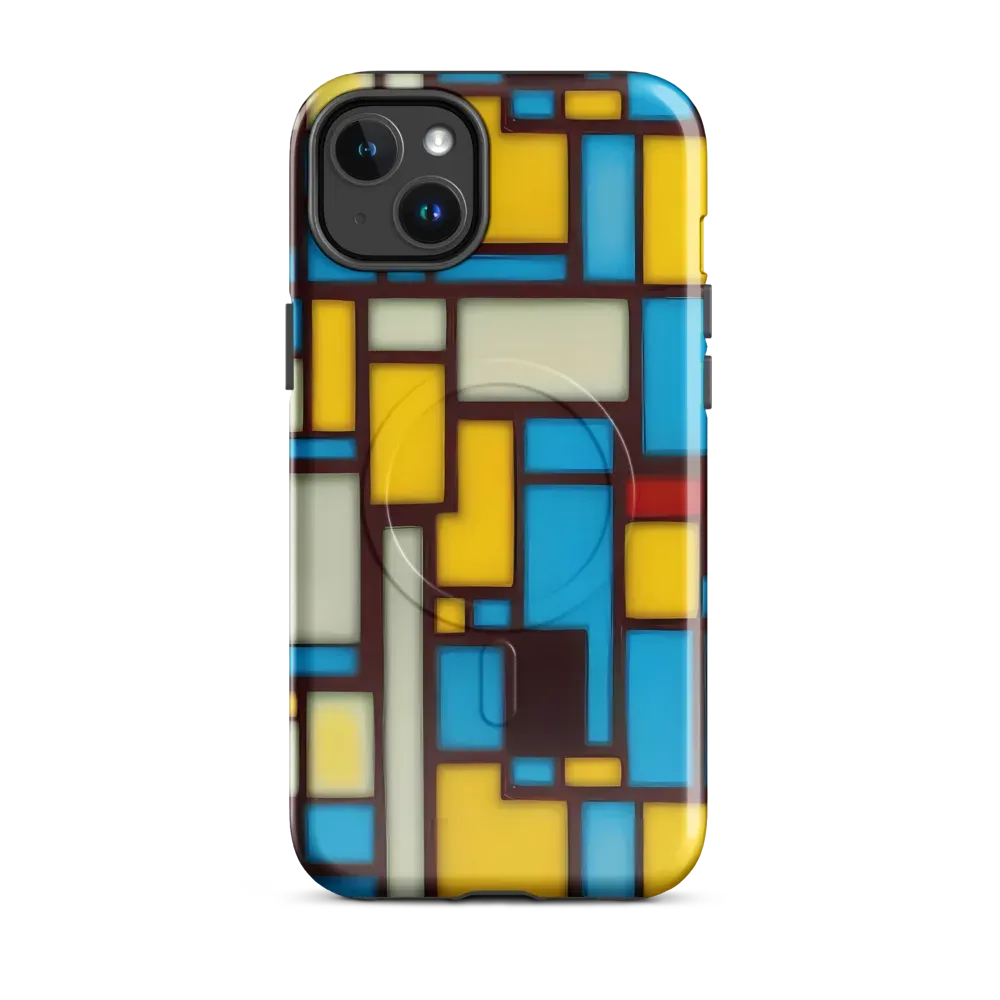 Burgundy Bauhaus on MagSafe Tough Case for iPhone® — Front